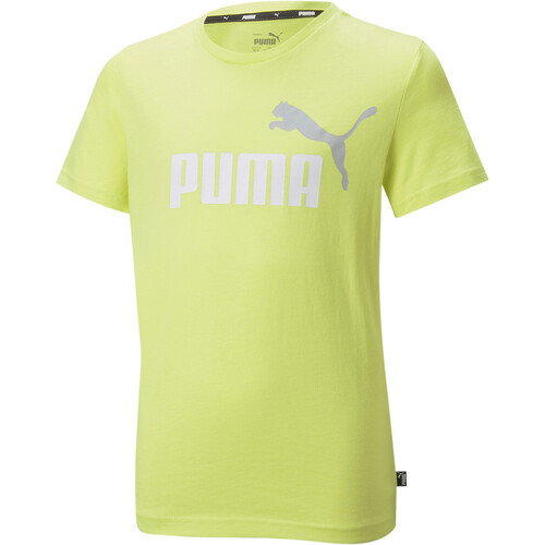 PUMA X_ESS+ 2 COL LOGO TEE amarillo