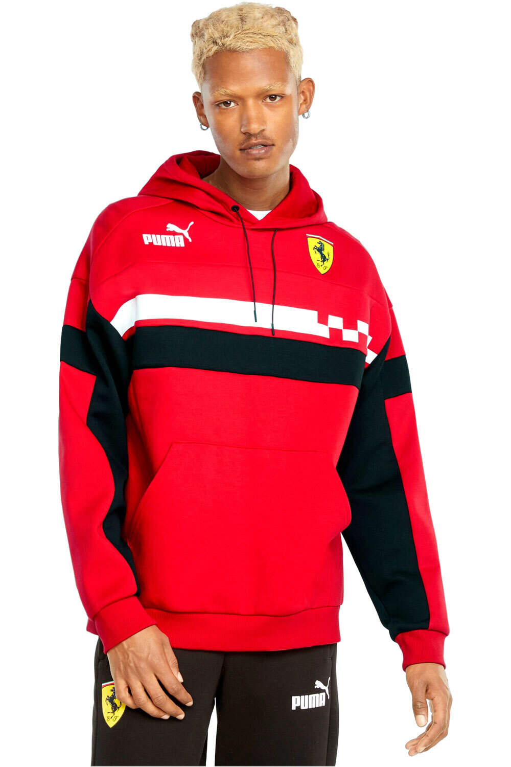 Puma sudadera hombre Puma Ferrari Race SDS Hoodie vista frontal Puma sudadera hombre Puma Ferrari Race SDS Hoodie vista frontal