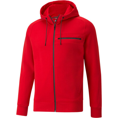 PUMA FERRARI STYLE HOODED SWEAT JACKET SLIM FIT rojo