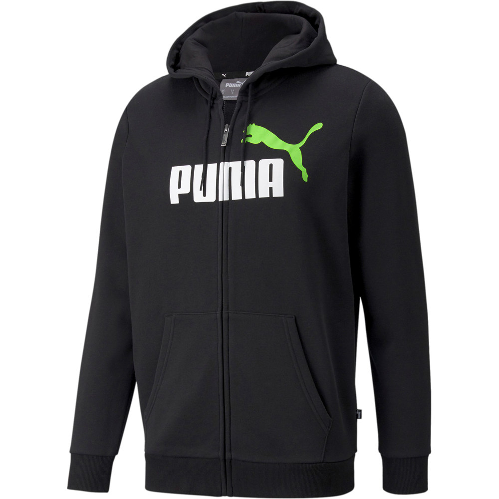 Puma sudadera hombre Puma ESS+ 2 Col FZ Hoodie FL vista detalle Puma sudadera hombre Puma ESS+ 2 Col FZ Hoodie FL vista detalle