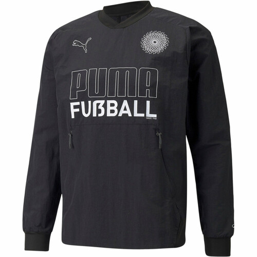 PUMA PUMA FUBALL KING DRILL TOP negro
