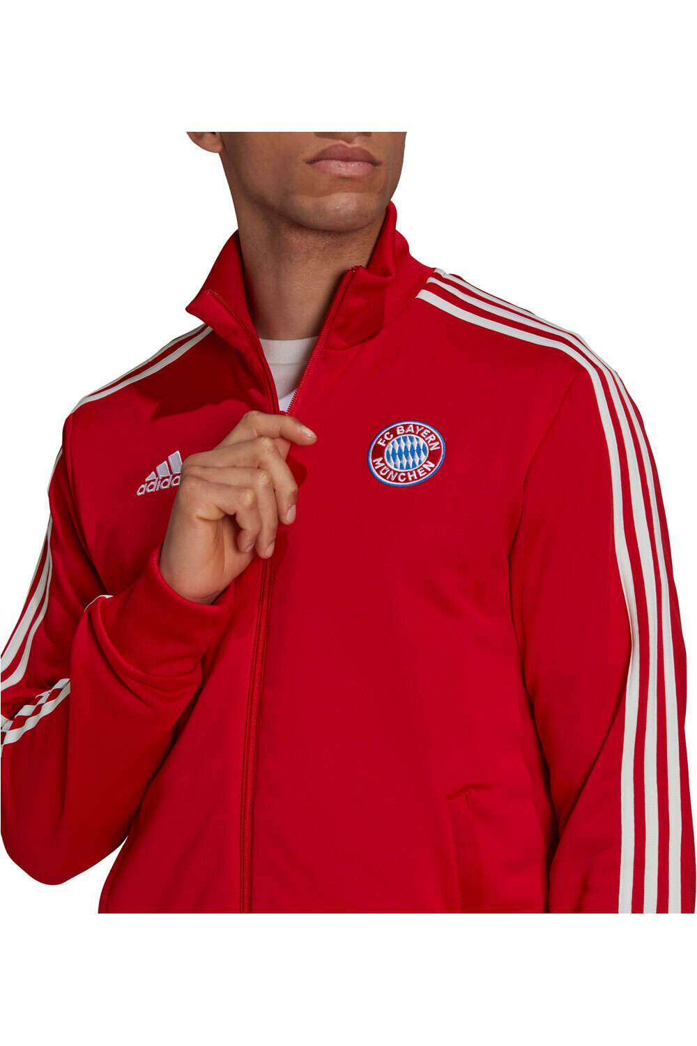 adidas sudadera entrenamiento fútbol Adidas B.MUNICH 22 3S TRK TOP vista trasera adidas sudadera entrenamiento fútbol Adidas B.MUNICH 22 3S TRK TOP vista trasera