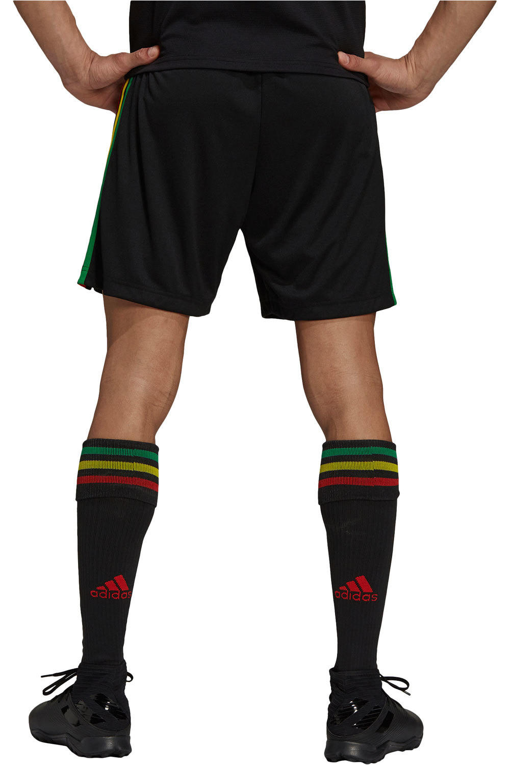adidas pantalones fútbol oficiales Adidas AJAX 3 SHO vista trasera adidas pantalones fútbol oficiales Adidas AJAX 3 SHO vista trasera