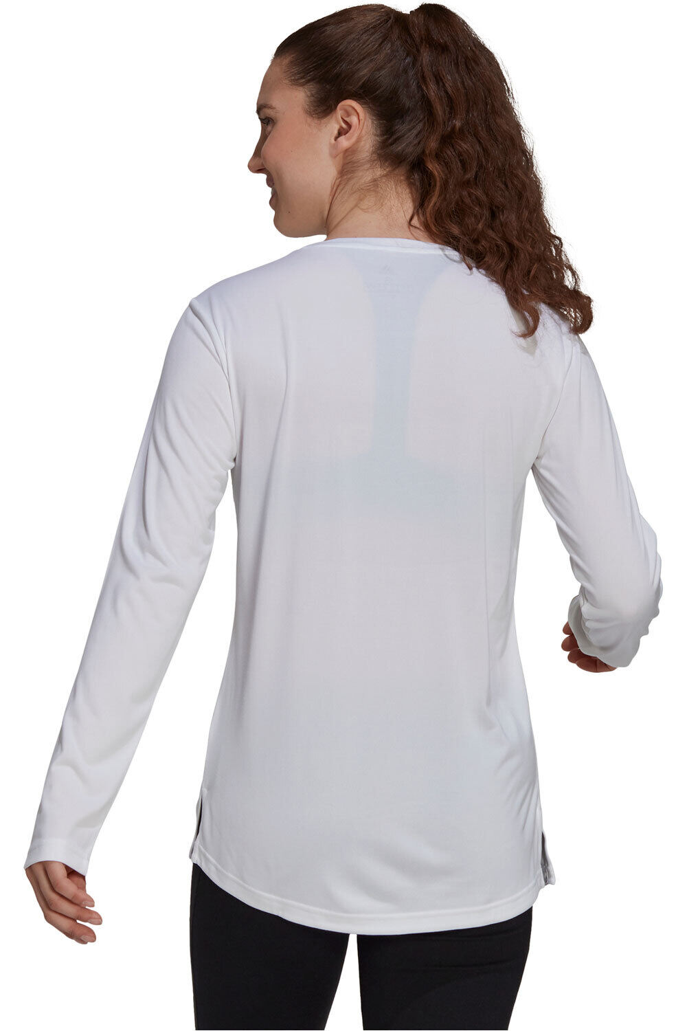 adidas camiseta manga larga mujer Adidas W UFORU LS T vista trasera adidas camiseta manga larga mujer Adidas W UFORU LS T vista trasera