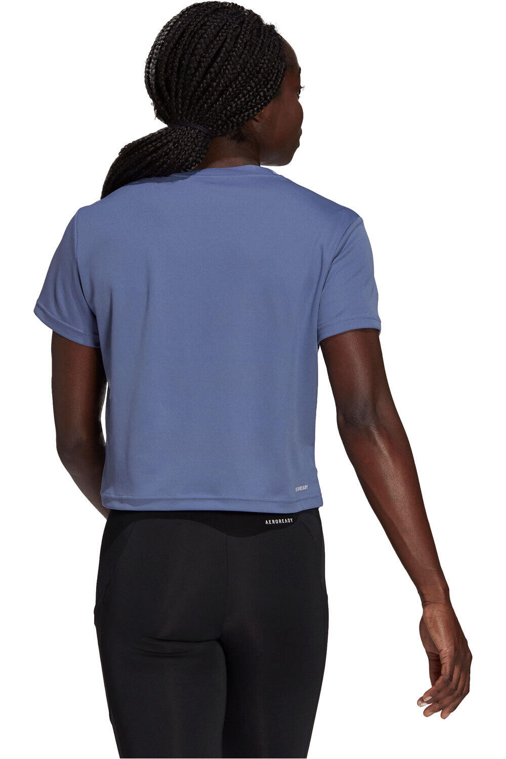 adidas camiseta manga corta mujer Adidas W BL CRO T vista trasera adidas camiseta manga corta mujer Adidas W BL CRO T vista trasera