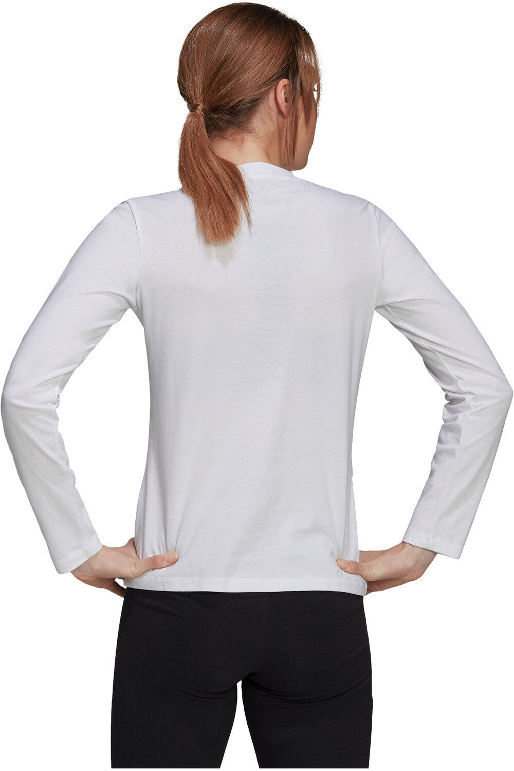 adidas camiseta manga larga mujer Adidas W FNFLRL LS G T vista trasera adidas camiseta manga larga mujer Adidas W FNFLRL LS G T vista trasera