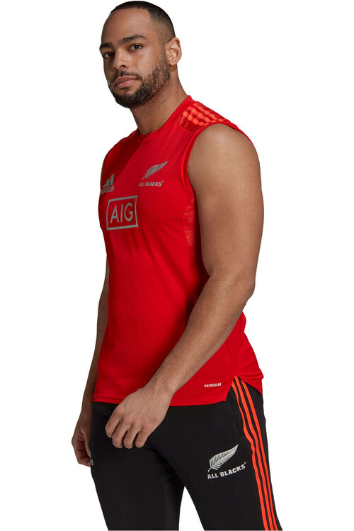 ADIDAS ALL BLACKS SINGLET rojo