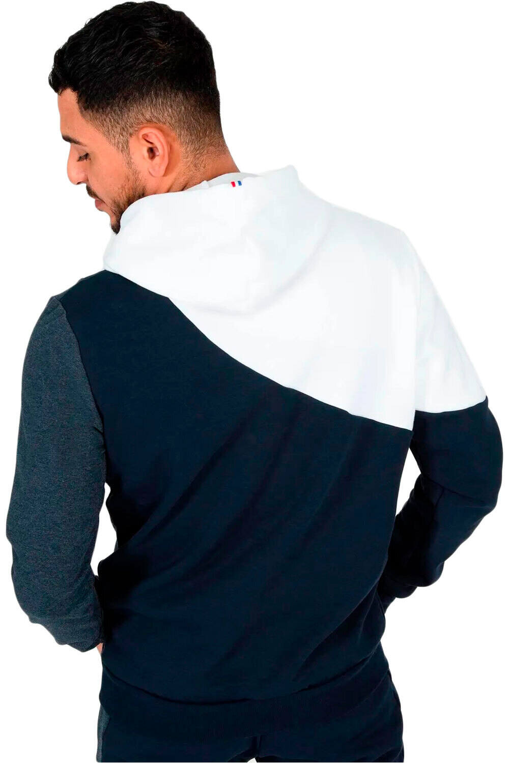 Le Coq Sportif sudadera hombre Le Coq Sportif SAISON 1 Hoody N1 M vista trasera Le Coq Sportif sudadera hombre Le Coq Sportif SAISON 1 Hoody N1 M vista trasera