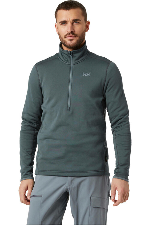 HELLY HANSEN ODIN POWER STRETCH 1/2 ZIP gris