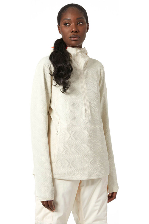 HELLY HANSEN W POWDERQUEEN MIDLAYER blanco