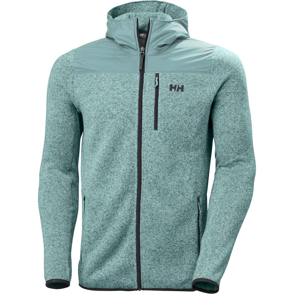 Helly Hansen forro polar hombre Helly Hansen VARDE HOODED FLEECE JACKET vista frontal Helly Hansen forro polar hombre Helly Hansen VARDE HOODED FLEECE JACKET vista frontal