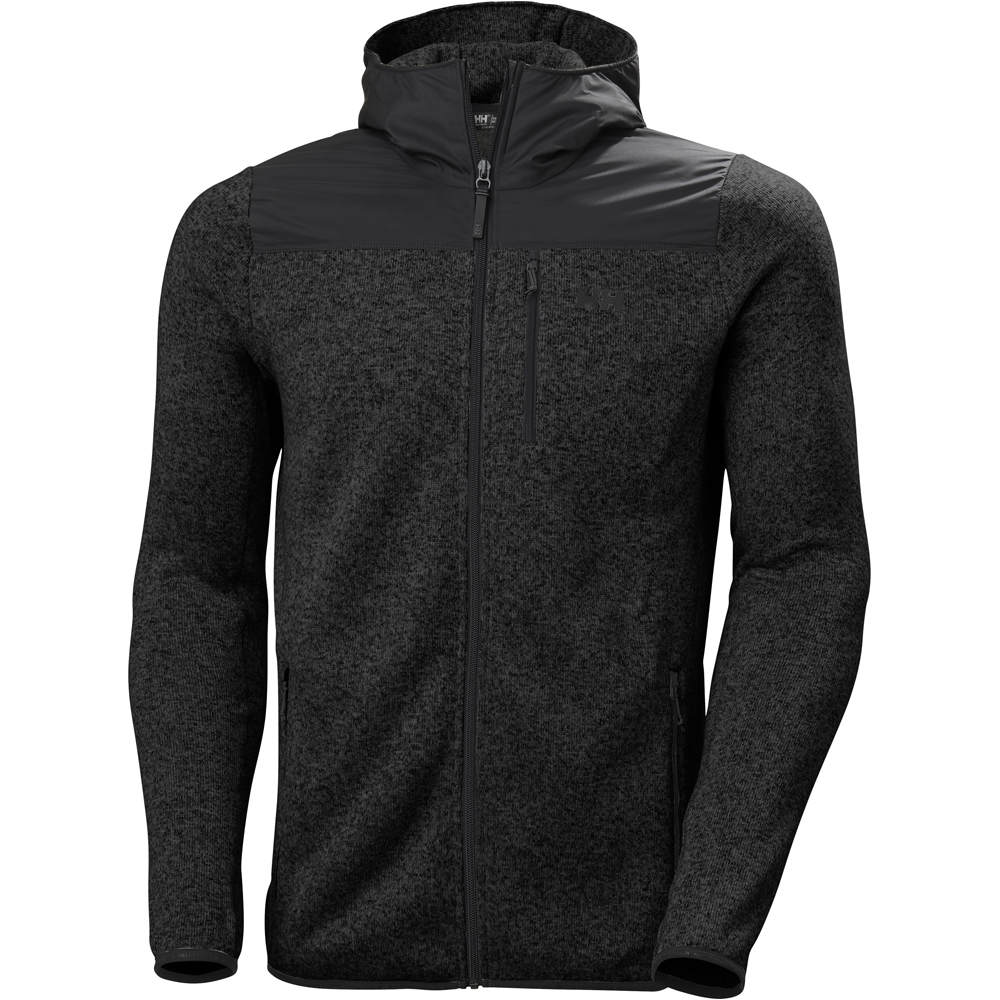 Helly Hansen forro polar hombre Helly Hansen VARDE HOODED FLEECE JACKET vista frontal Helly Hansen forro polar hombre Helly Hansen VARDE HOODED FLEECE JACKET vista frontal