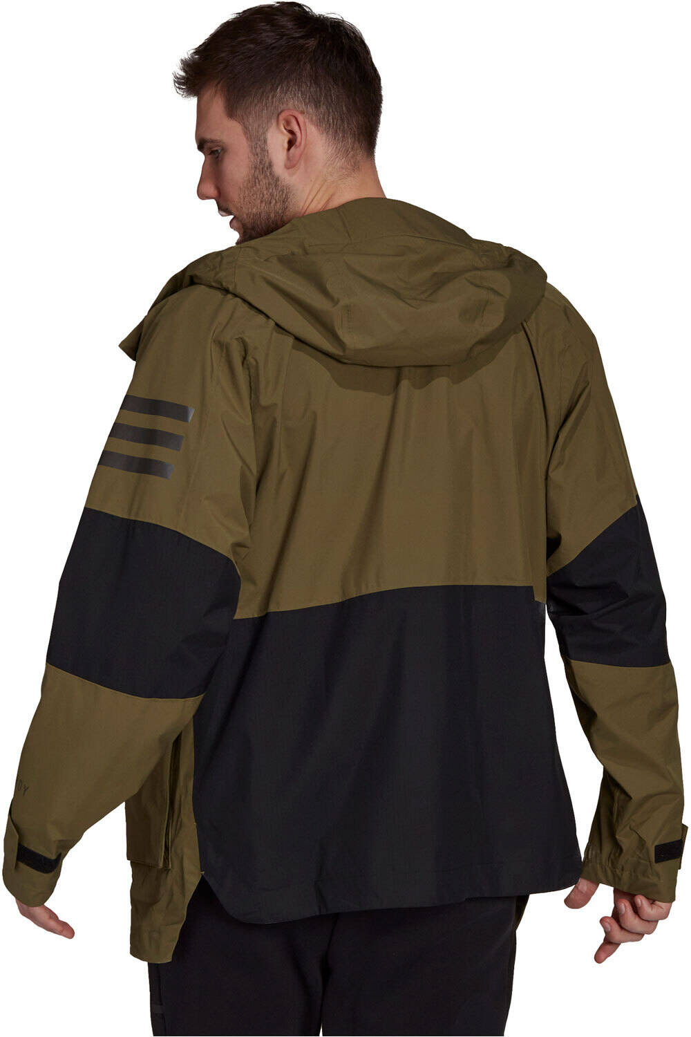 adidas chaqueta impermeable hombre Adidas UTILITAS R.R vista trasera adidas chaqueta impermeable hombre Adidas UTILITAS R.R vista trasera
