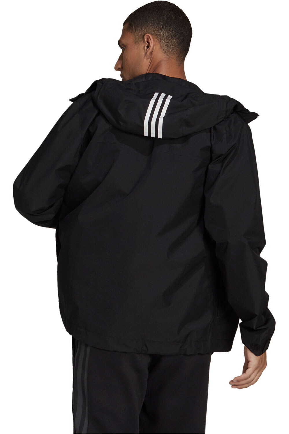 adidas chaqueta impermeable hombre Adidas GORE PL 2L JKT vista trasera adidas chaqueta impermeable hombre Adidas GORE PL 2L JKT vista trasera
