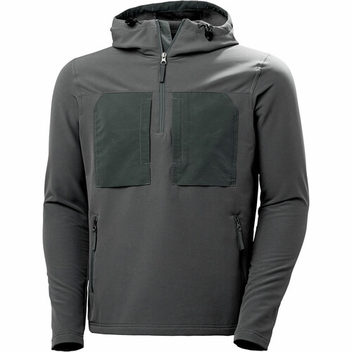 HELLY HANSEN VALDRES SHIELD FLEECE PULLOVER gris