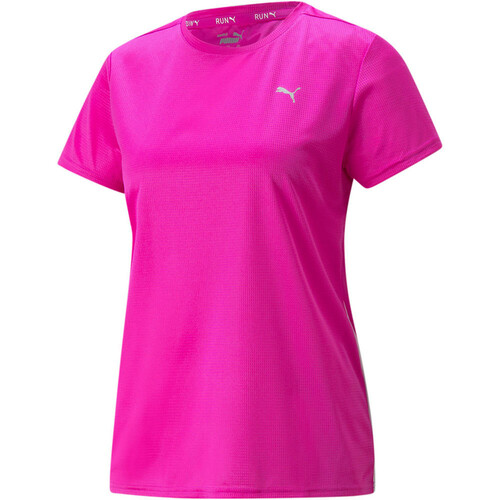 PUMA RUN FAVORITE SS TEE rosa