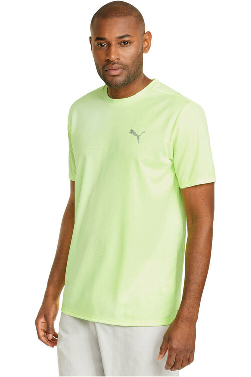 PUMA RUN FAVORITE SS TEE amarillo