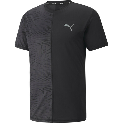 PUMA RUN GRAPHIC SS TEE M negro