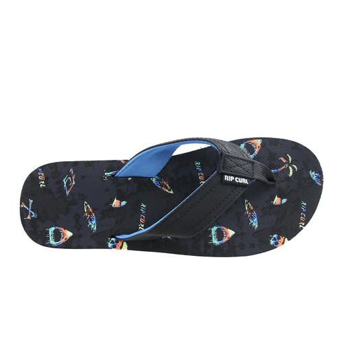 RIP CURL RIPPER BOYS OPEN TOE negro