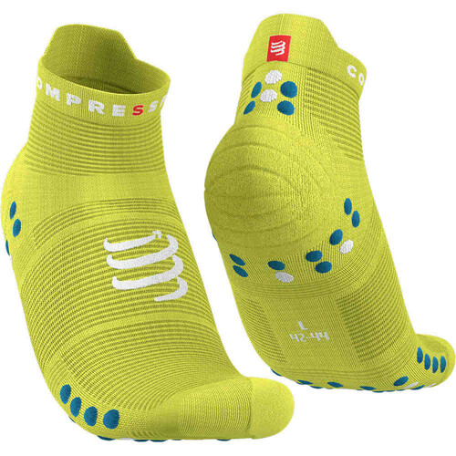 COMPRESSPORT PRO RACING SOCKS V4.0 RUN LOW amarillo