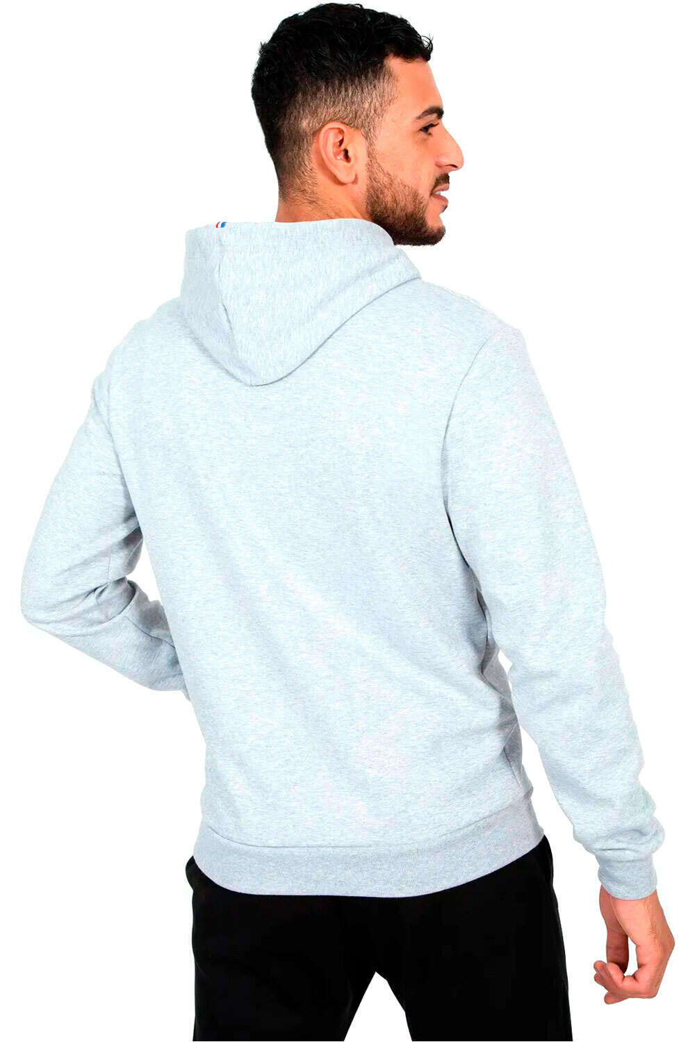Le Coq Sportif sudadera hombre Le Coq Sportif ESS Hoody N1 M vista trasera Le Coq Sportif sudadera hombre Le Coq Sportif ESS Hoody N1 M vista trasera