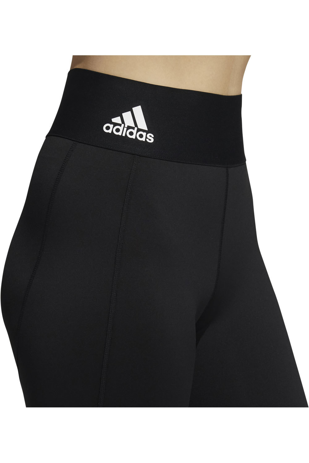 adidas pantalones y mallas largas fitness mujer Adidas TF L 3BAR TIGHT vista detalle adidas pantalones y mallas largas fitness mujer Adidas TF L 3BAR TIGHT vista detalle