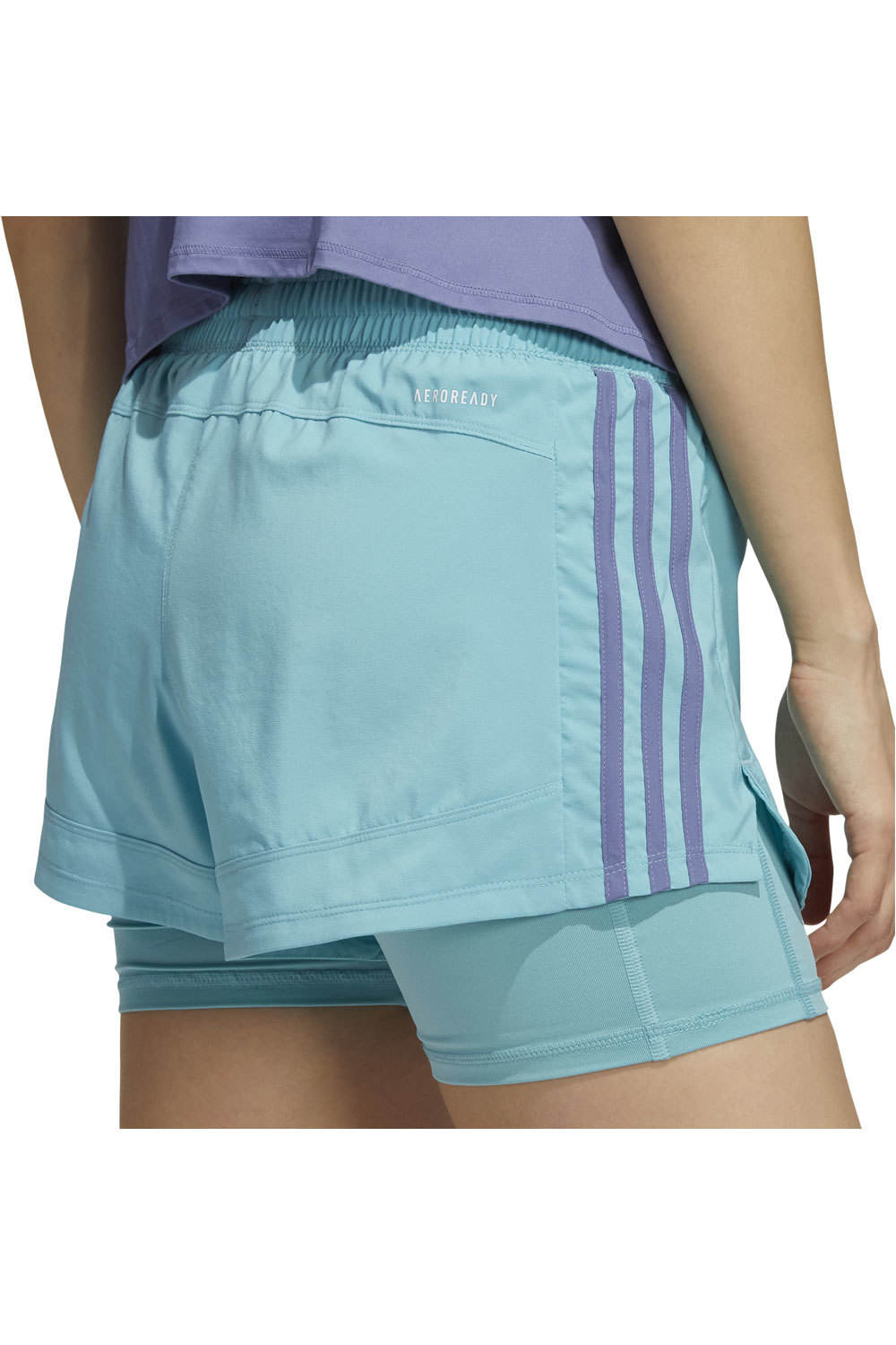 adidas pantalones y mallas cortas fitness mujer Adidas PACER 3S 2 IN 1 03 adidas pantalones y mallas cortas fitness mujer Adidas PACER 3S 2 IN 1 03
