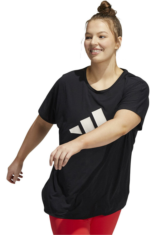 ADIDAS 3 BAR TEE PS negro