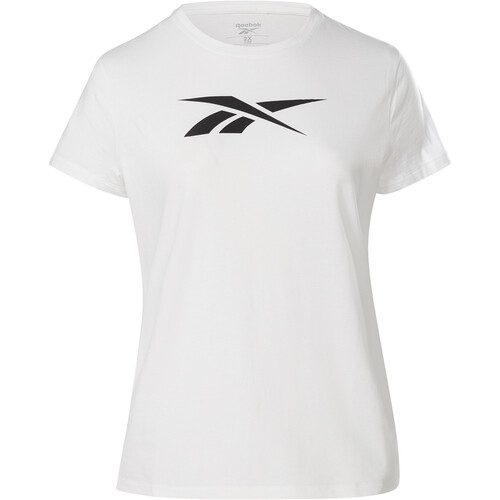 REEBOK TE GRAPHIC VECTOR TEE IN blanco