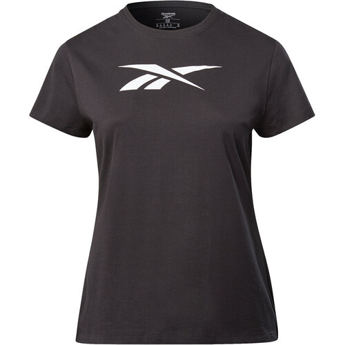 REEBOK TE GRAPHIC VECTOR TEE IN negro