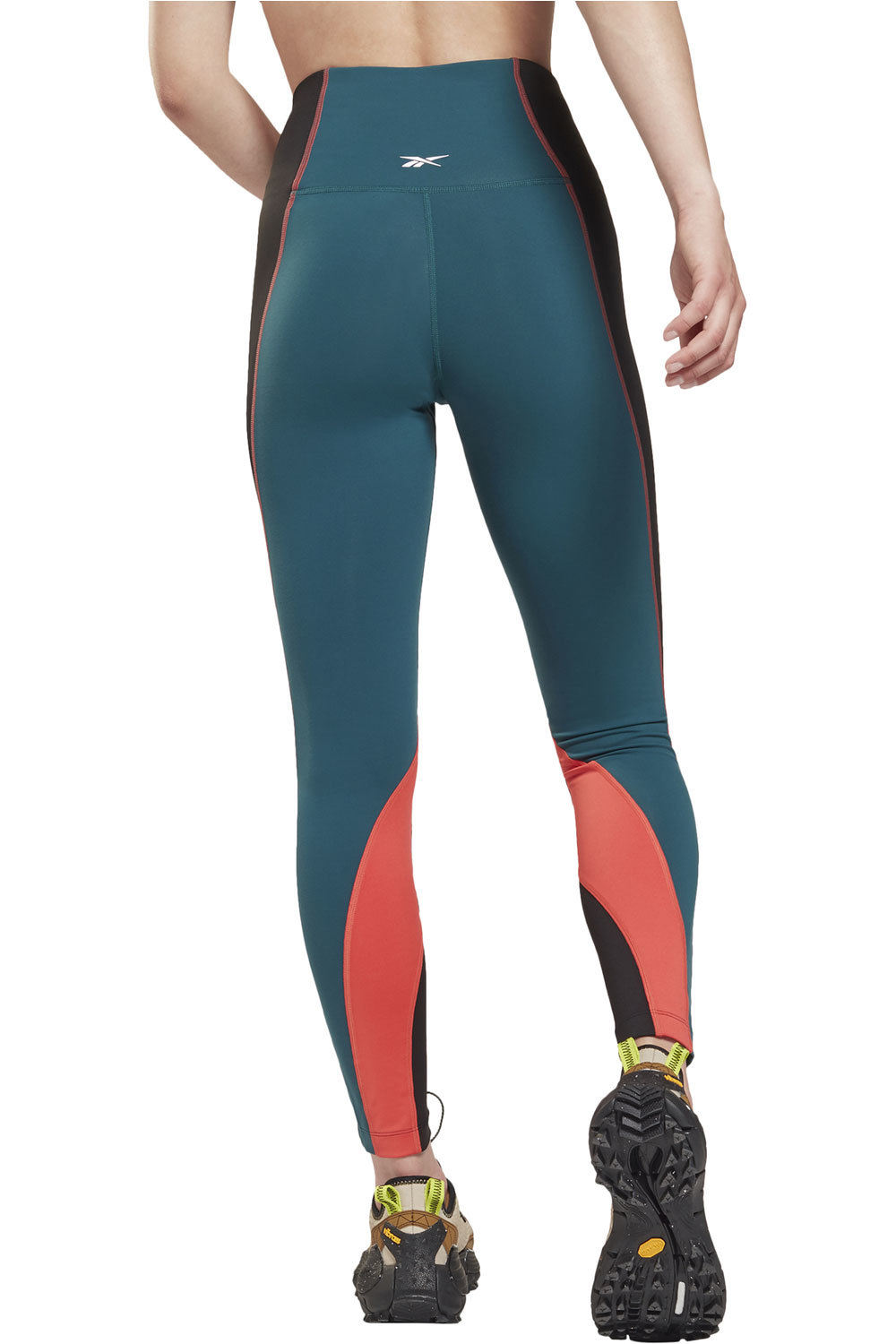 Reebok pantalones y mallas largas fitness mujer Reebok TS LUX HR TIGHT- CB VE vista trasera Reebok pantalones y mallas largas fitness mujer Reebok TS LUX HR TIGHT- CB VE vista trasera