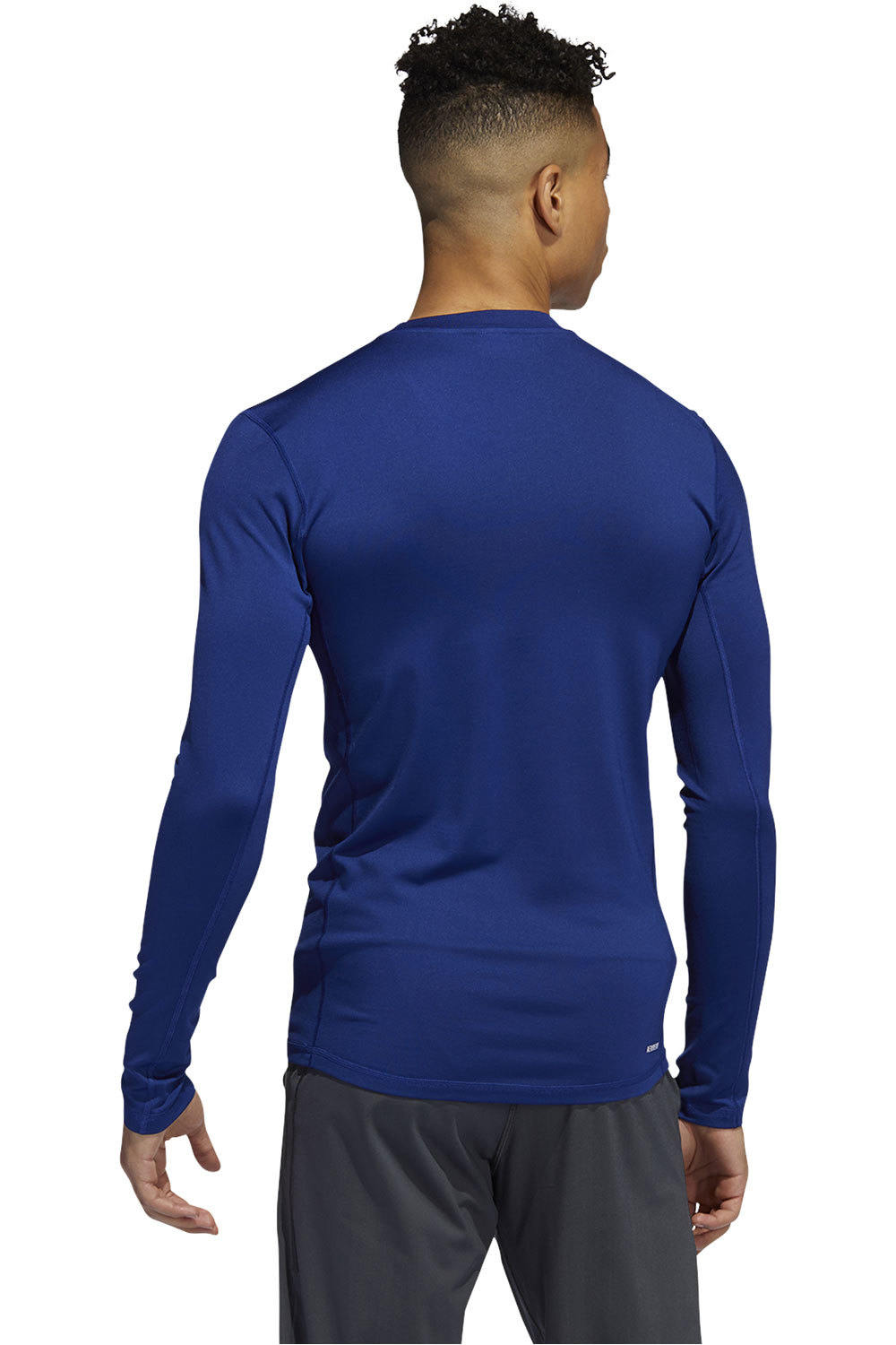 adidas camiseta fitness hombre Adidas TF WARM LS vista trasera adidas camiseta fitness hombre Adidas TF WARM LS vista trasera