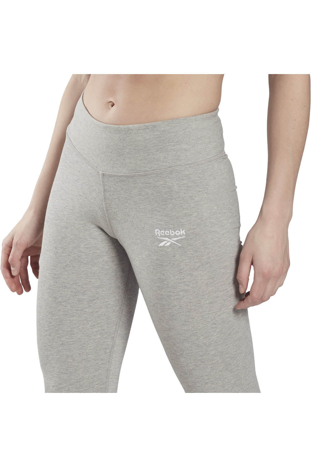Reebok pantalones y mallas largas fitness mujer Reebok RI Cotton Legging GRBL vista detalle Reebok pantalones y mallas largas fitness mujer Reebok RI Cotton Legging GRBL vista detalle
