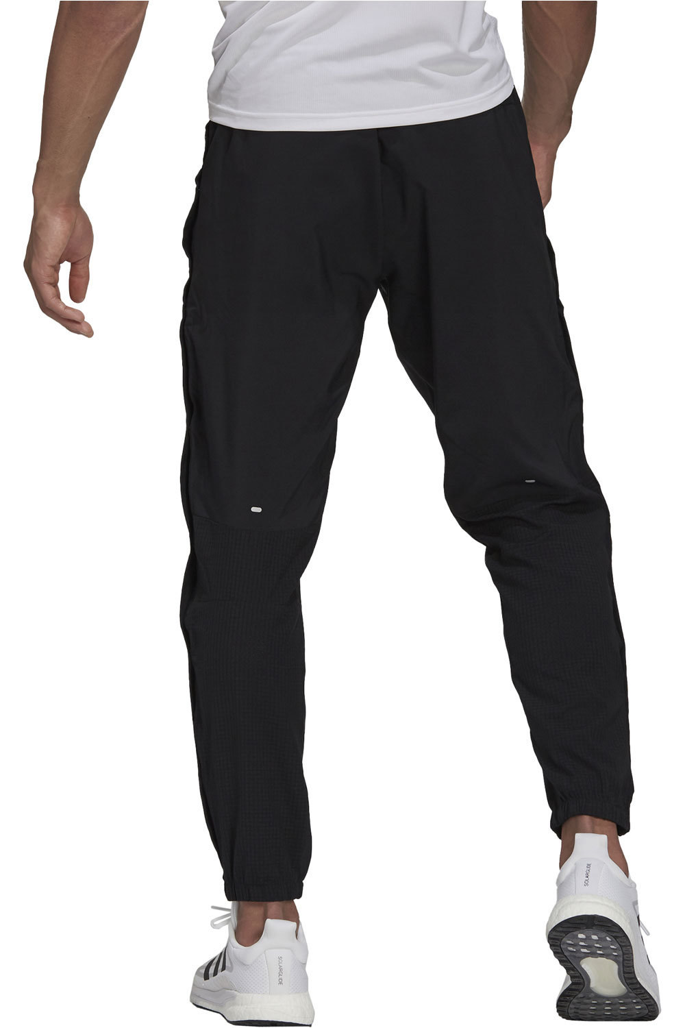 adidas malla larga running hombre Adidas FAST SNAP PANT vista trasera adidas malla larga running hombre Adidas FAST SNAP PANT vista trasera