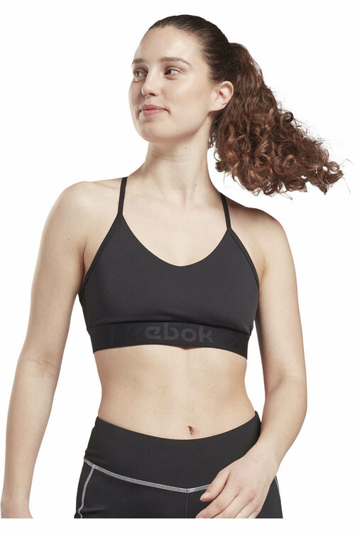 REEBOK WOR COMM STRAPPY BACK BRA NE negro