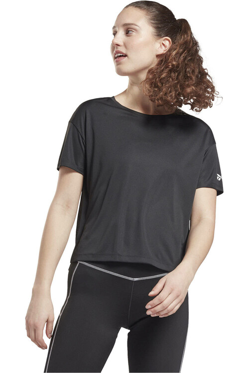 REEBOK WOR COMM POLY TEE SOLID negro