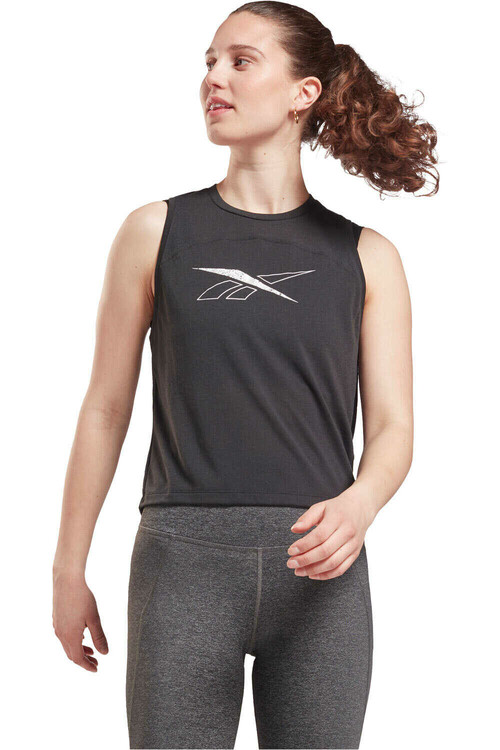 REEBOK WOR SUPREMIUM LOGO TANK negro