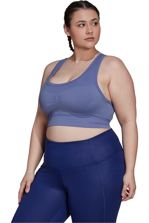 ADIDAS STUDIO BRA PS morado
