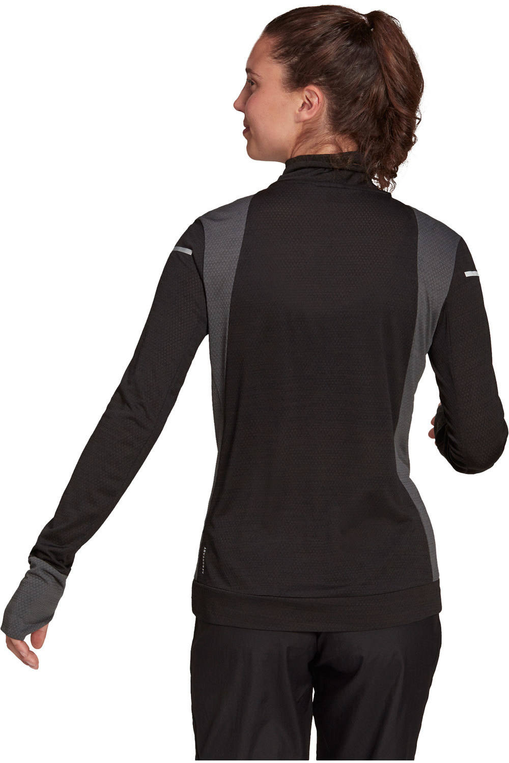 adidas camiseta técnica manga larga mujer Adidas BLOCK LS TEE W vista trasera adidas camiseta técnica manga larga mujer Adidas BLOCK LS TEE W vista trasera