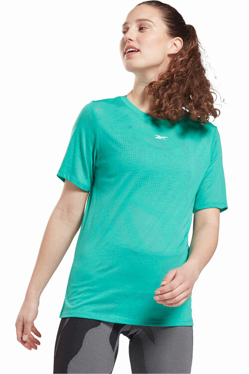 REEBOK TS BURNOUT TEE verde