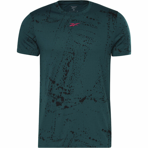 REEBOK WOR AOP SS TEE verde