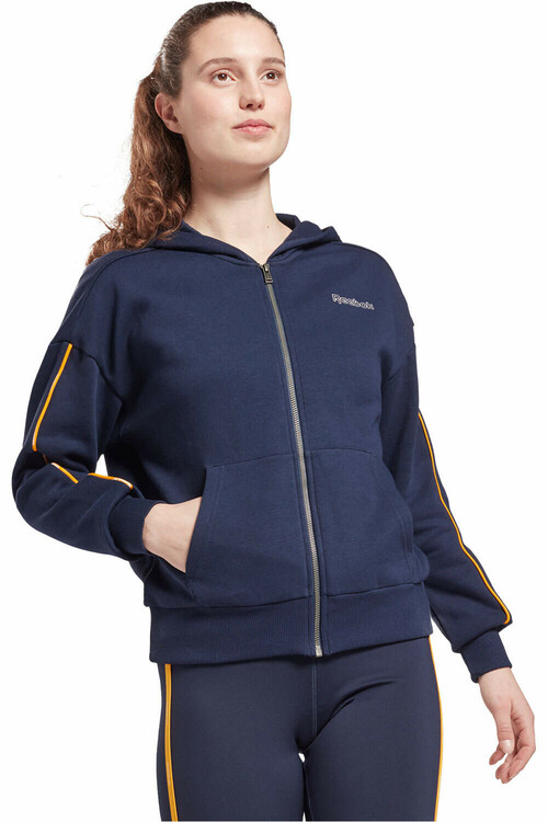 REEBOK PIPING PACK FULL ZIP azul