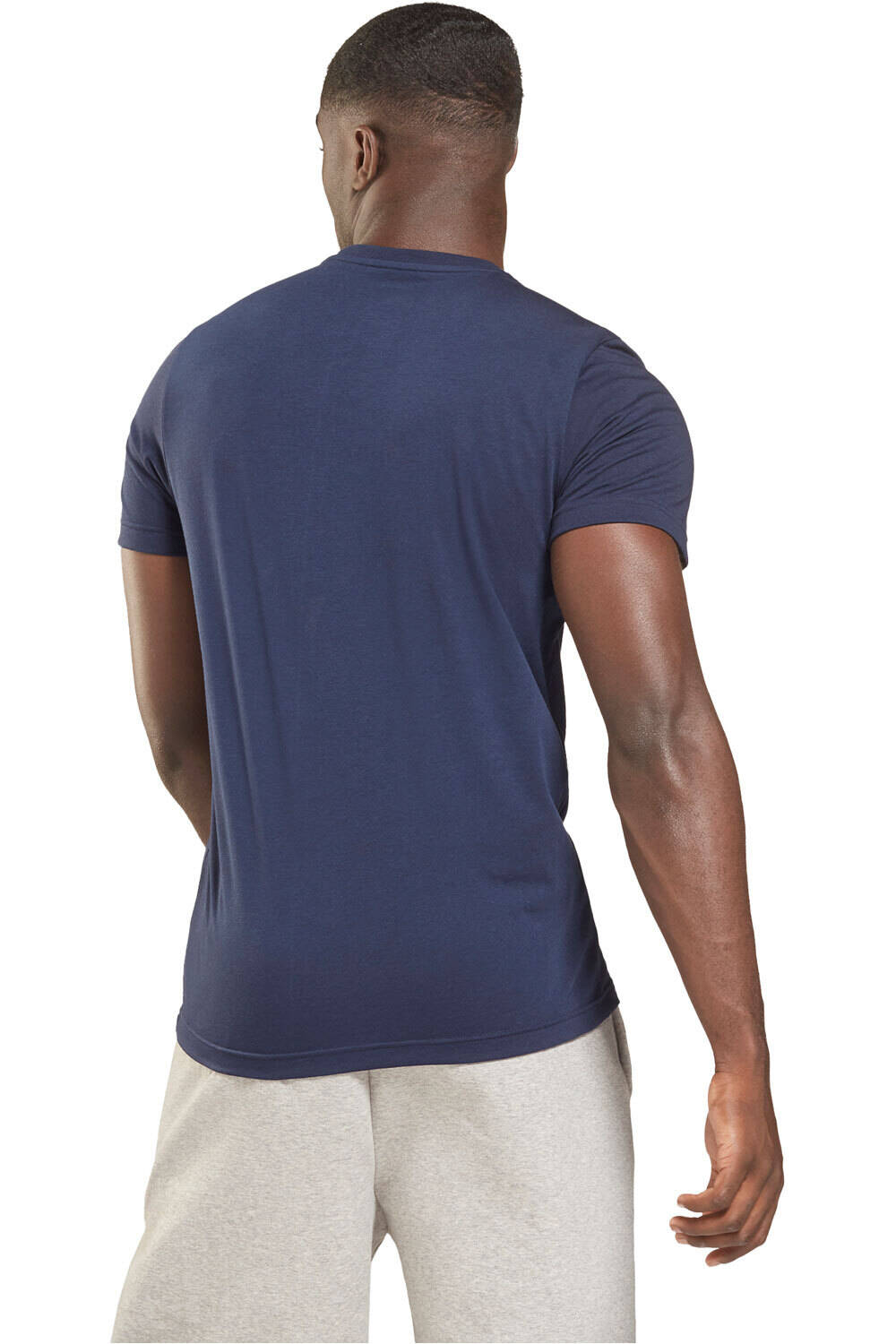 Reebok camiseta fitness hombre Reebok TS 60/40 Road Trip GR T vista trasera Reebok camiseta fitness hombre Reebok TS 60/40 Road Trip GR T vista trasera