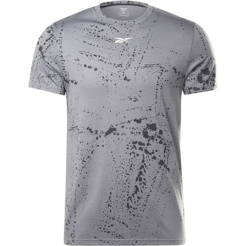 REEBOK WOR AOP SS TEE gris