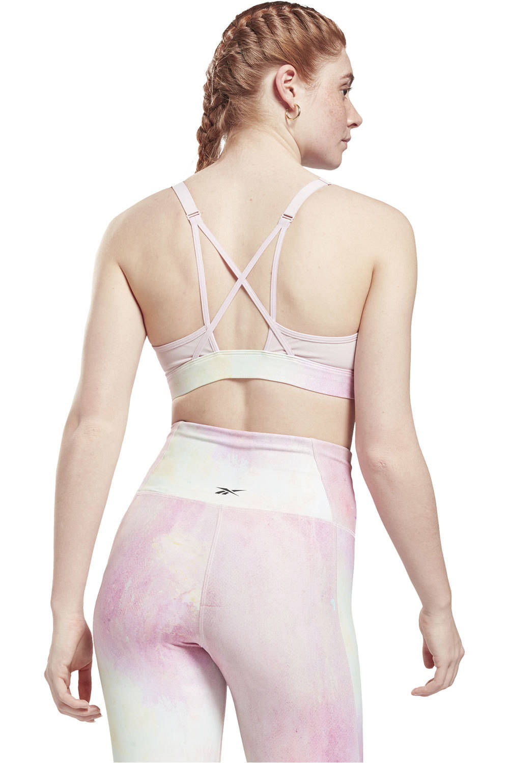 Reebok sujetadores deportivos Reebok SR Lux Strappy Bra- DF vista trasera Reebok sujetadores deportivos Reebok SR Lux Strappy Bra- DF vista trasera