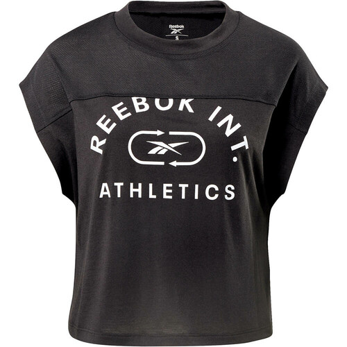 REEBOK WOR SUPREMIUM LOGO TEE negro