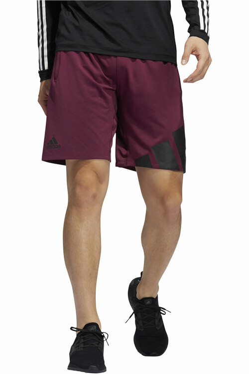 ADIDAS 4K 3 BAR SHORT rojo