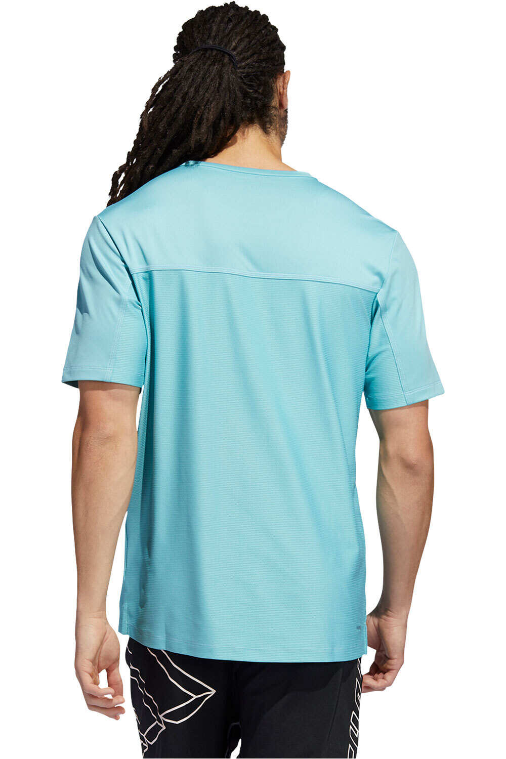 adidas camiseta fitness hombre Adidas FB HYPE TEE vista trasera adidas camiseta fitness hombre Adidas FB HYPE TEE vista trasera