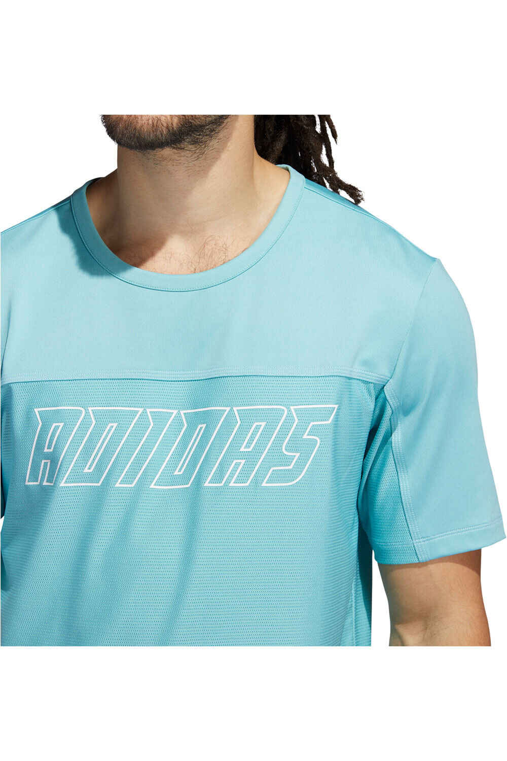 adidas camiseta fitness hombre Adidas FB HYPE TEE vista detalle adidas camiseta fitness hombre Adidas FB HYPE TEE vista detalle