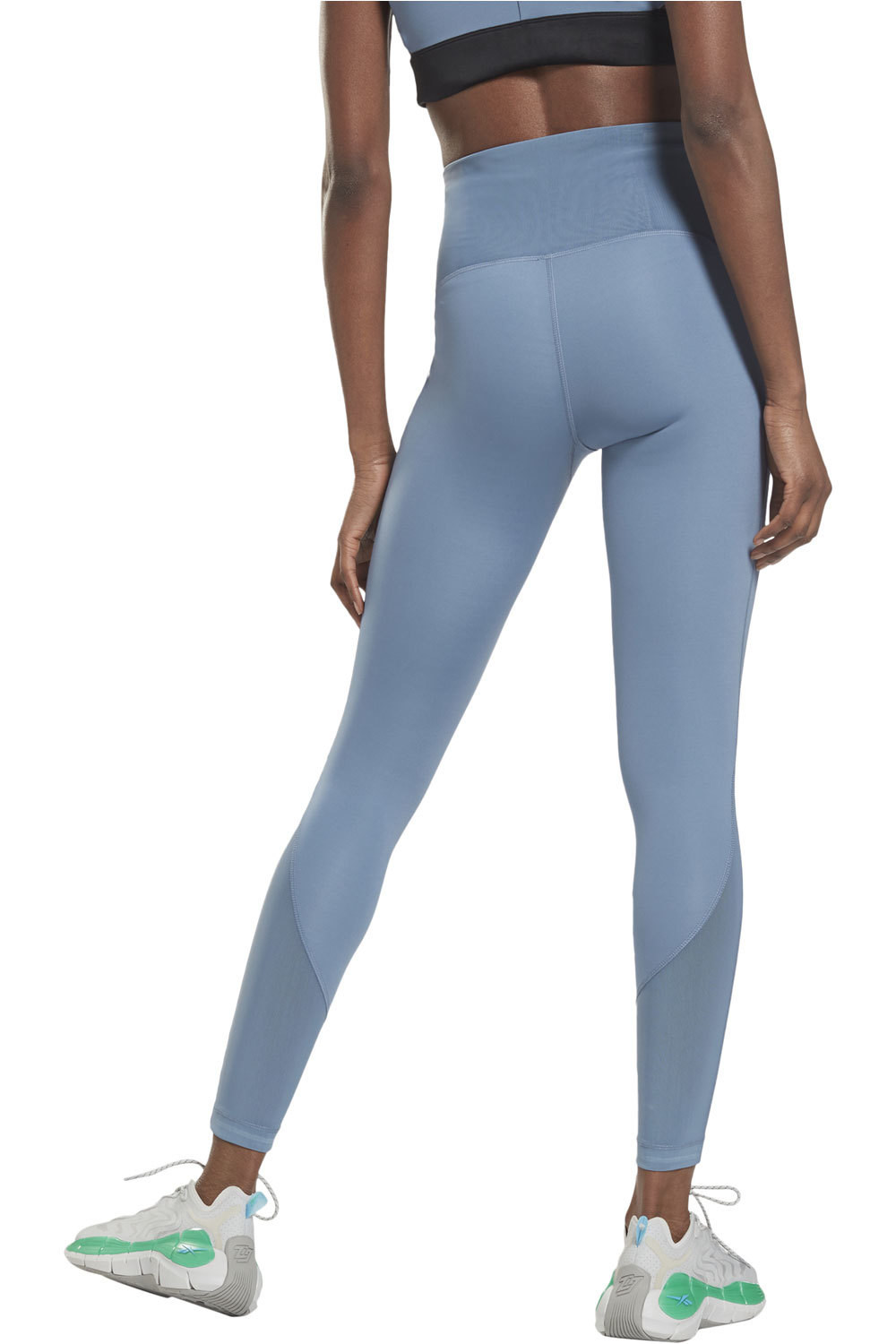 Reebok pantalones y mallas largas fitness mujer Reebok LM LUX PERFORM HR TIGHT vista trasera Reebok pantalones y mallas largas fitness mujer Reebok LM LUX PERFORM HR TIGHT vista trasera